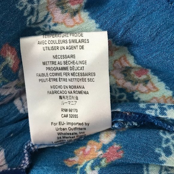 Free People Violet Hill Tunic Top Dress Blue 2 - Picture 12 of 12